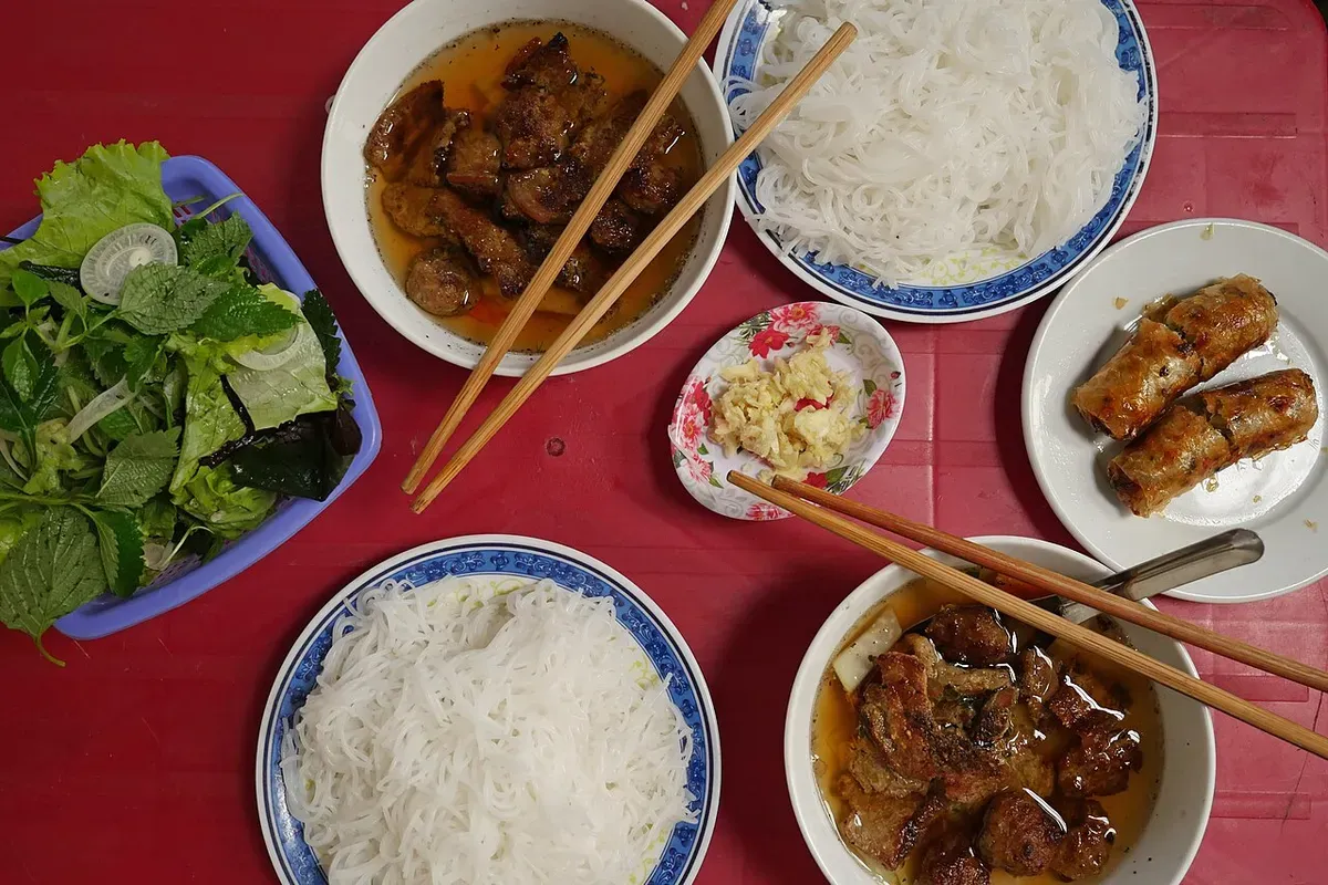 Dish illustration: Bun cha