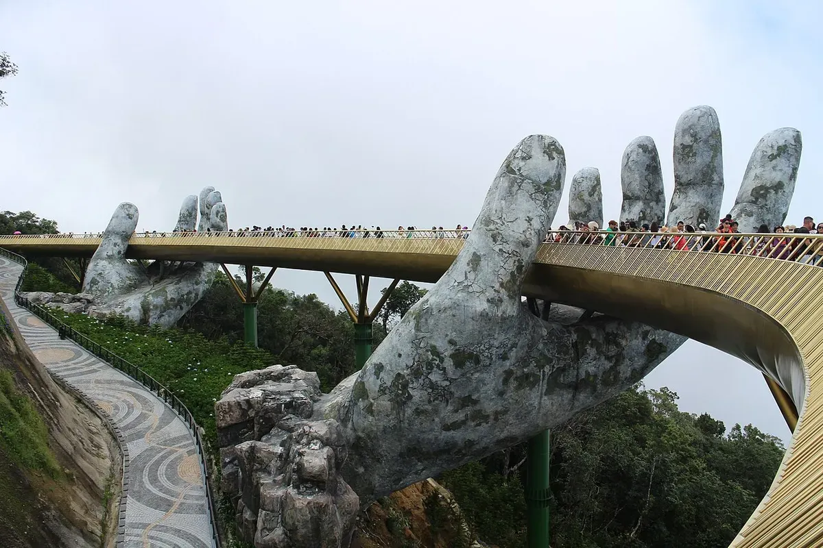 Golden Bridge at Ba Na Hills