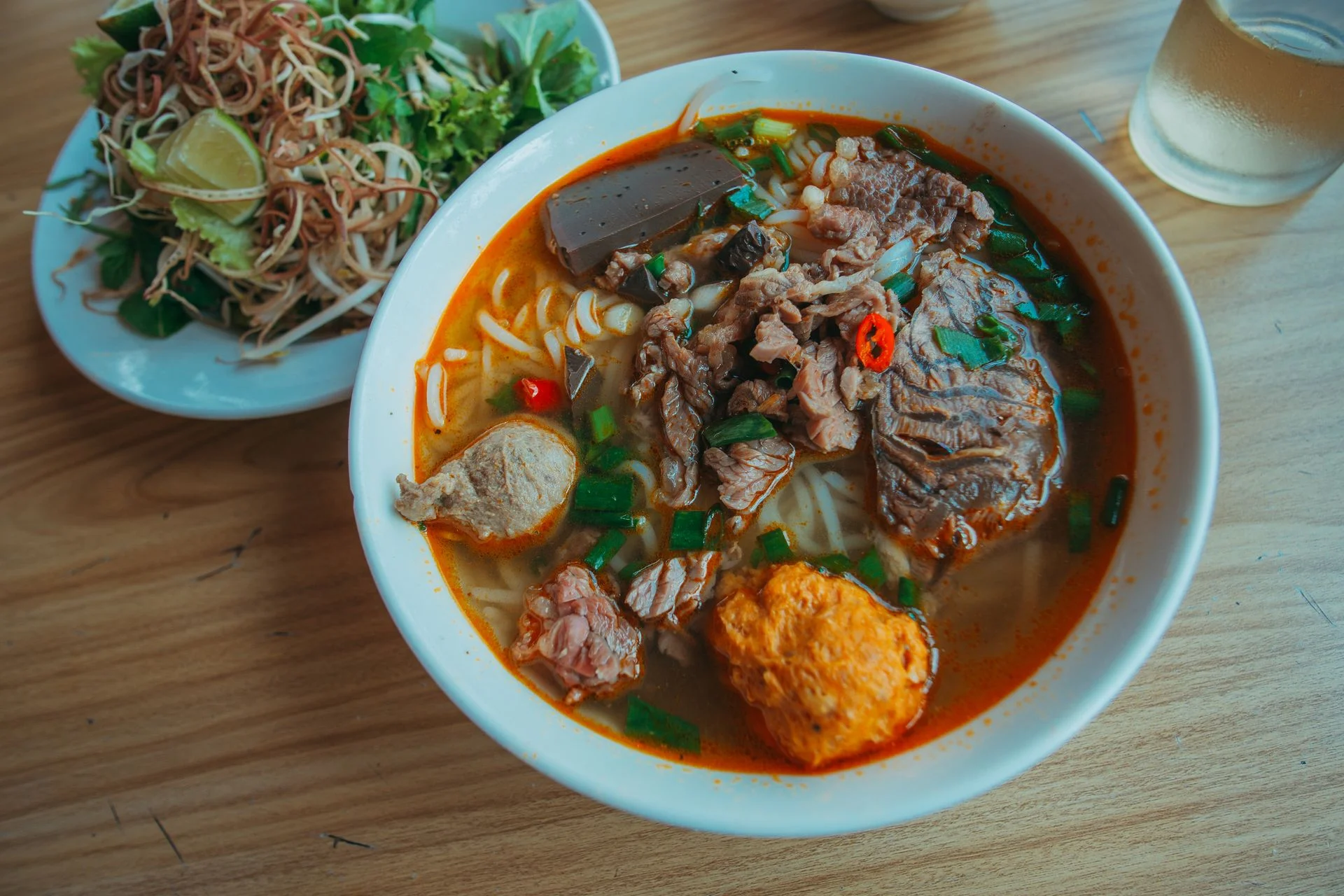 Central Vietnam noodle dish served in a bowl