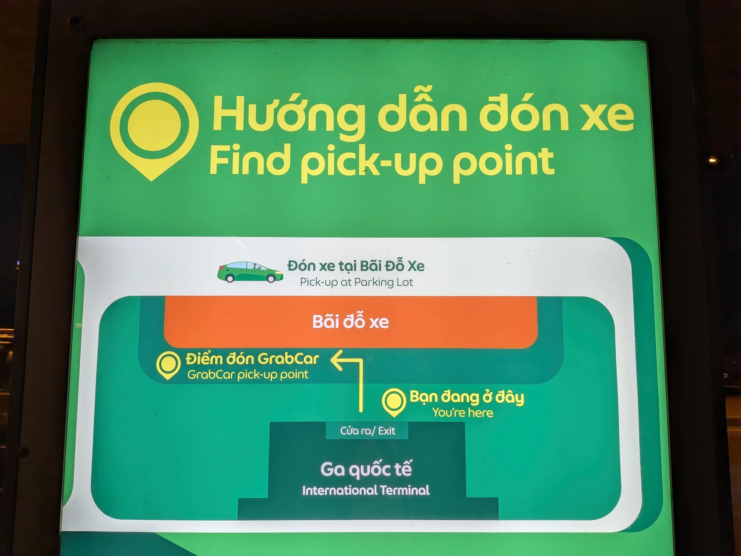 Grab Airport Pickup in Vietnam