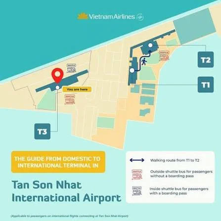 Airport terminal signs in Vietnam showing domestic and international arrival areas. Airport terminal signs in Vietnam showing domestic and international arrival areas.